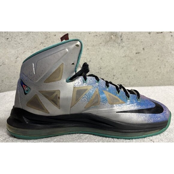 Nike Lebron X Re-Entry Pure Platinum 541100-008 Mens Size 11 Basketball Shoes main image 9
